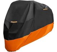 KLBVFDYAN Fundas para Motos para BWM K1600GT K1600GTL K 1600 K1600 GT GTL K 1600GTL, Motocicleta Cubierta contra Polvo UV Lluvia Tela Oxford Alta Densidad Accesorios,A/Black-Orange-XXXL