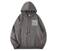 Kldemgez Funny Fu QR Code Hoodie, Fuck You QR Code Hoodie, Back Print Fuck You QR Code Message, QR Scan Code Joke Funny Hoodie Unisex (XL,Dark Grey)