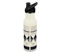 Klean Kanteen 1008925 Botella Clásica Estrecha Klean Kanteen con Tapón Deportivo, Beige, Capacidad de 532 ml