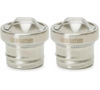 Klean Kanteen 1009545 Tapa de Bucle de Acero Inoxidable para Biberones Clásicos para Niños, Plata (Paquete de 2)