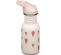 Klean Kanteen Fahrrad Trinkflaschen Classic Narrow (Flip Sport) mit Trinkverschluss aus Edelstahl in der Farbe Pink mit einem Volumen von 355 ml, 1011208