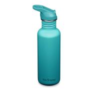 KLEAN KANTEEN Botella clásica de 800 ml de acero inoxidable báltico, ligera, con tapa deportiva, a prueba de fugas, sin BPA, botella de agua para deportes, escuela, exterior