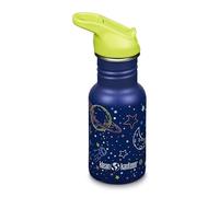 Klean Kanteen - Botella Classic infantil con tapa Seal Sport 12oz (355 ml) Azul Milky Way