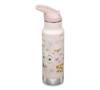 Klean Kanteen - Botella Classic infantil con tapa Seal Sport 12oz (355 ml) Rosa Owlet