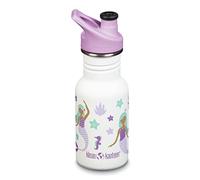 Klean Kanteen Botella de acero inoxidable para niños - nueva gorra deportiva clásica, diseño estrecho, 355 ml, color: sirenas