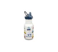 KLEAN KANTEEN Botella de agua Classic para niños de 355 ml con tapa Sippy blanco