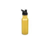 KLEAN KANTEEN Botella de agua de acero inoxidable Classic 532ml Sport Cap Old Gold oro