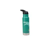 KLEAN KANTEEN Botella de agua de acero inoxidable Kid Classic 355ml Flip Sport Cap Aislada verde