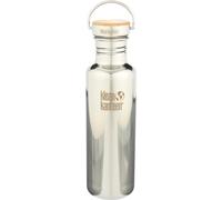 Klean Kanteen Reflect 27oz (w/Bamboo Cap) Botella, Unisex Adulto, MirroRojo Stainless, 800ML