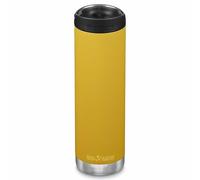 Klean Kanteen Botella térmica TKWide 20 onzas (con tapa de café), color amarillo