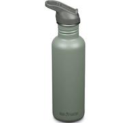 Klean Kanteen Fahrrad Trinkflaschen Classic Narrow (Flip Sport) mit Trinkverschluss aus Edelstahl in der Farbe Grün mit einem Volumen von 800 ml, 1011196