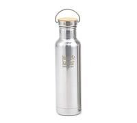 Klean Kanteen Edelstahlflasche mit Unibody Bamboo Cap 800 ml Reflect Botella, Hombre, Mirrored Stainless, 4.4x4.4x25.1 cm