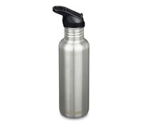 Klean Kanteen Fahrrad Trinkflaschen Classic Narrow (Flip Sport) mit Trinkverschluss aus Edelstahl in der Farbe Brushed Stainless mit einem Volumen von 800 ml, 1011192