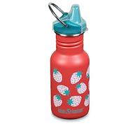 Klean Kanteen Kid Classic - Fresas de Coral estrechas de 12 onzas (con Tapa para sorber)