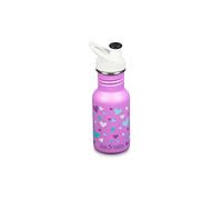 KLEAN KANTEEN Kinder Trinkflasche Classic einwandig 12 oz (355 ml) mit Sippy Cap lila