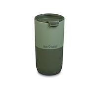 Klean Kanteen Rise Lowball - Vaso de acero inoxidable con tapa abatible, 10 onzas, color azul