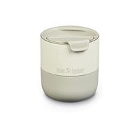 Klean Kanteen Rise Lowball - Vaso de acero inoxidable con tapa abatible de 10 onzas, color tofu