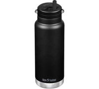 Klean Kanteen TKWide 946ml Botella De Agua Aislante Twist Cap w/Straw Negro