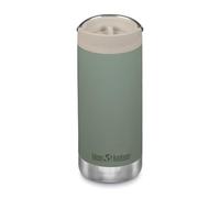 Klean Kanteen Unisex's TKWide 12 oz (con tapa Café) color verde