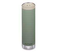 Klean Kanteen Unisex's TKWide 20 oz (con tapa Café) color verde