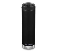 Klean Kanteen Unisex's TKWide 20 oz (con tapa de café), botella negra, 1 EA