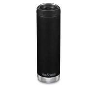 Klean Kanteen Unisex's TKWide 20 oz (con tapa de café), botella negra, 1 EA