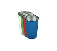 Klean Kanteen - Vaso de acero de 16 onzas, paquete de 4 Partake