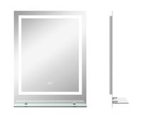 kleankin Espejo rectangular mural iluminado LED para baño 80x60 cm Aosom España