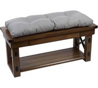 Klear Vu The Gripper Omega - Cojín Antideslizante para Banco de Almacenamiento y Asiento de Ventana, 1 Pieza, Color Gris, 35 Pulgadas