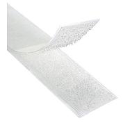 KLEBESHOP24 Cinta de belcro para coser, cinta de gancho y bucle, hook y loop, sin adhesivo/blanco, 16 mm x 3 m