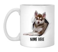 Klee De Alaska Kai Brown Tazón De Café Cerámica Tazas Té Graciosa Tazas De Regalo Regalos Novedosos Para Familiares Trabajo Novios 330 Ml