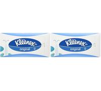 Kleenex 8824 Pañuelos de papel de 3 capas, 20 x 20 cm, blancos, 72 pañuelos (Paquete de 2)