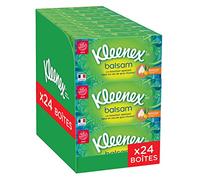 Kleenex BALSAM - Pañuelos de papel - 24 cajas de pañuelos lotados