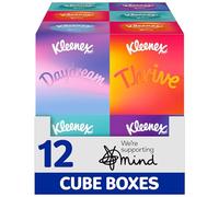 Kleenex Collection Tissues, 12 cajas de pañuelos en cubo, 672 pañuelos en total, en ayuda de la mente