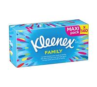 Kleenex Family Pack Maxi - Lote de 140 cuadrados de bolsillo (6 unidades)