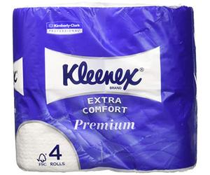 Kleenex Kimberly Clark 8484 - Papel de baño, 160 hojas, paquete de 4 rollos, blanco