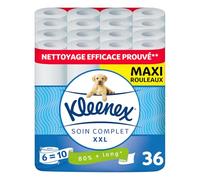 Kleenex - Papel higiénico de cuidado completo, XXL P6 (x6)