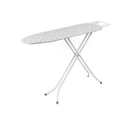 Kleeneze KL058270UKDIA Diamond Stripe Tabla de Planchado Plegable de diseño Floral, Tabla de Planchar, 114 x 34 cm, Tapas Antideslizantes para los pies, 100% algodón Cubierta extraíble