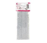 Kleeneze KL080936EU7 Almohadilla de fregona de repuesto - Cabezal de recambio para fregona plana (KL062253), sin goteos ni rayas, superficies de vinilo, baldosas y madera, 32 x 11 x 0,5 cm, Microfibra