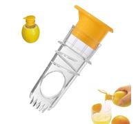 KLEHOPE Exprimidor Manual de Cítricos Con Pico - Mini Exprimidor de Limón, Mandarina y Naranja - Plástico ABS