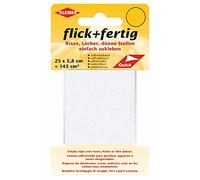 Kleiber 430-74 Cinta de reparación de nailon, autoadhesiva, de Flick Plus Fertig, 145 cm² 74 Weiss