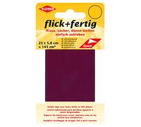 Kleiber 430-86 Cinta de reparación de nailon, autoadhesiva, de Flick Plus Fertig, 145 cm², 86 Dunkelrot
