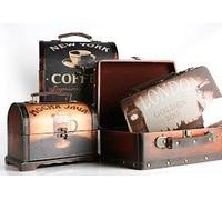 Kleiber - 91999 - Maletín Mocha Java Grande Caja, Madera, marrón, 34 x 13,5 x 23 cm