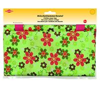 Kleiber - Bolsa para Pinzas de la Ropa plástico, Tela, Rosa, 27,5 x 29 x 1 cm