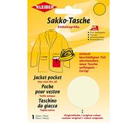 Kleiber - Bolsillo de reparación para Chaqueta, termoadhesivo, Color Color Beige