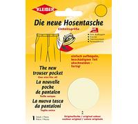 Kleiber - Bolsillo de reparación para pantalón, termoadhesivo, Color Color Beige