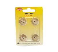 Kleiber Botón, Beige, 18mm