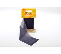 Kleiber - Cinta de reparación elástica para Ropa, termoadhesiva, 40 x 6 cm, Color Azul Oscuro/Marino