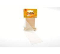 Kleiber - Cinta de reparación elástica para Ropa, termoadhesiva, 40 x 6 cm, Color Crema