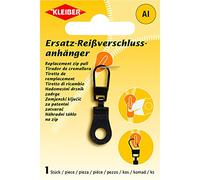 Kleiber + Co. GmbH 69856 - Repuesto de cremallera de metal, 40 x 11,5 mm, color negro